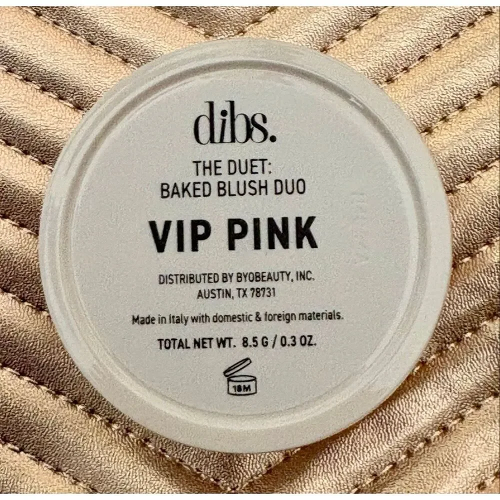 DIBS - NIB - Beauty Duet Baked Blush Duo in 